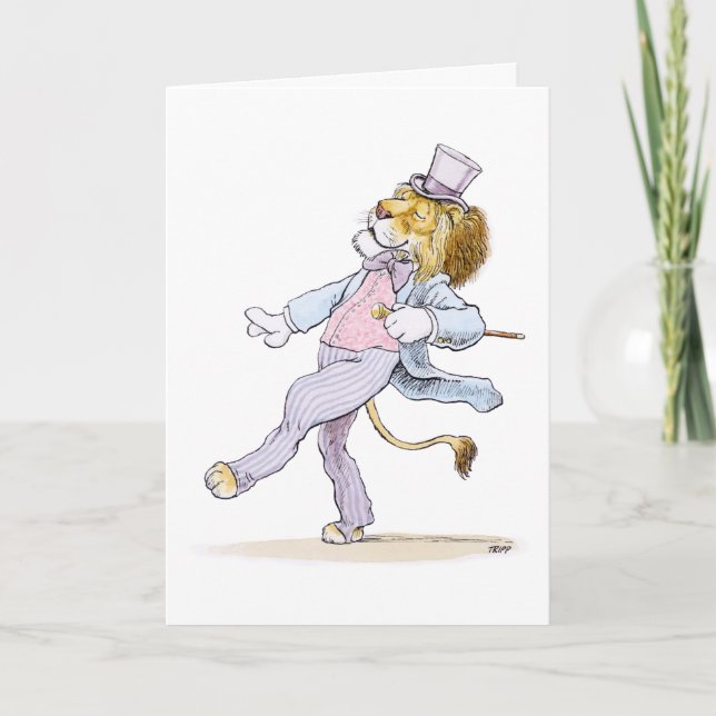 Carte d'amitié Dandy Lion (Devant)