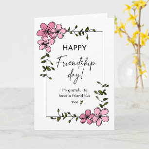 Carte d'amitié, Joyeuse Journée d'amitié, Ami