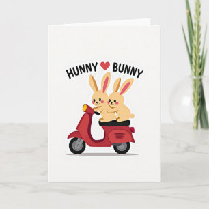 Carte d'amitié Scooter Love