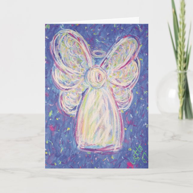 Carte d'amitié Starry Night Angel (Devant)