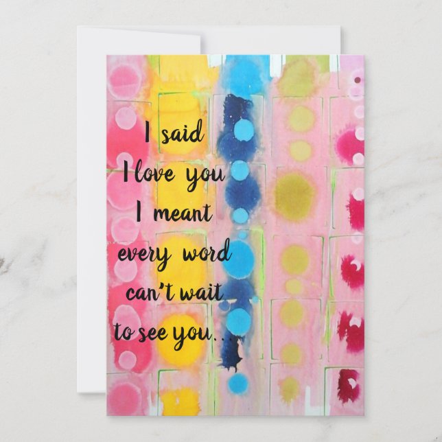 carte d'amour (Devant)