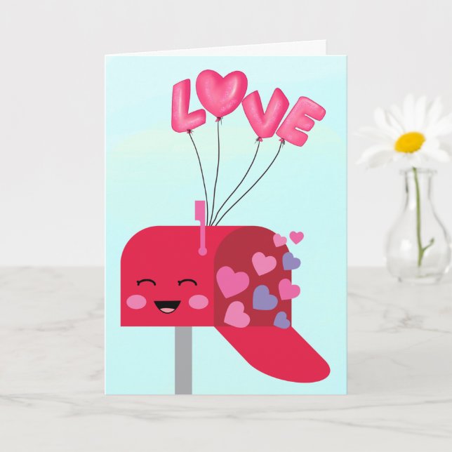 Carte d'amour (Petite plante)