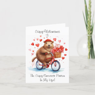 Carte d'amour Capybara