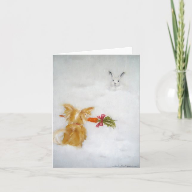 Carte d'amour de chiot (Devant)