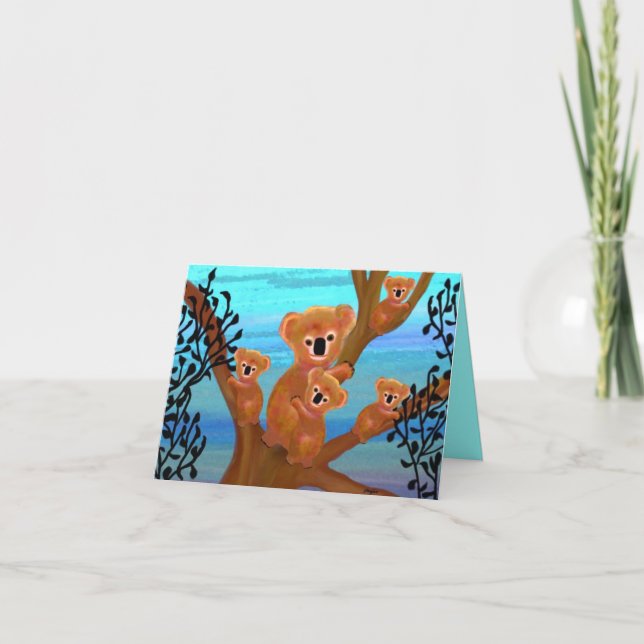 Carte d'amour de la mère Koala (Devant)