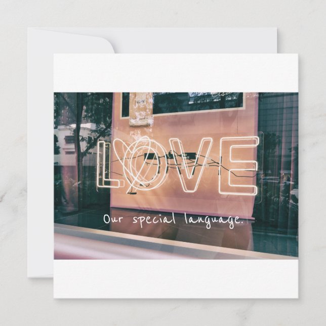 Carte d'amour de la Saint Valentin (Devant)