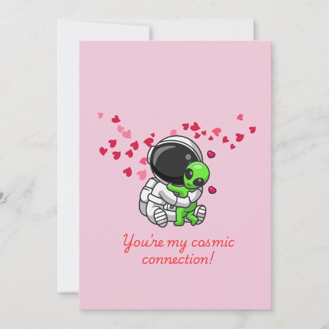 Carte d'amour de l'espace (Devant)