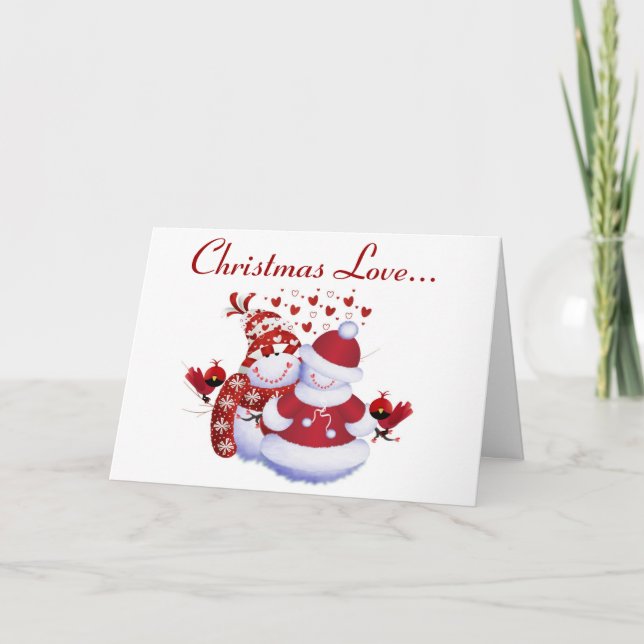 Carte d'amour de Noël (Devant)