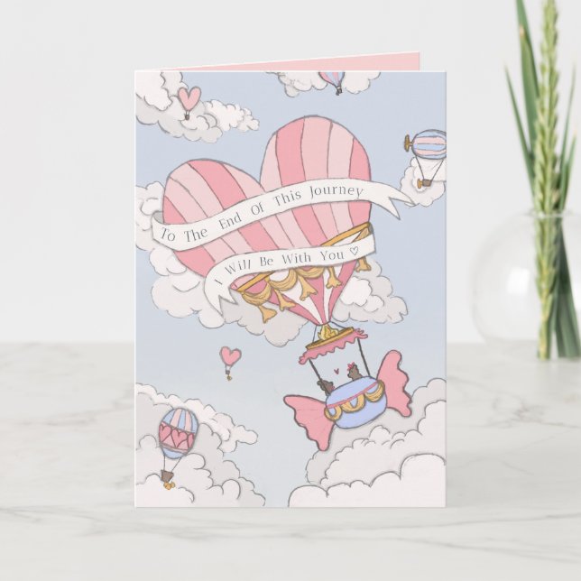 Carte d'amour - Jusqu'à la fin de ce voyage (Devant)