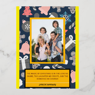 Carte d'amour magique de Noël