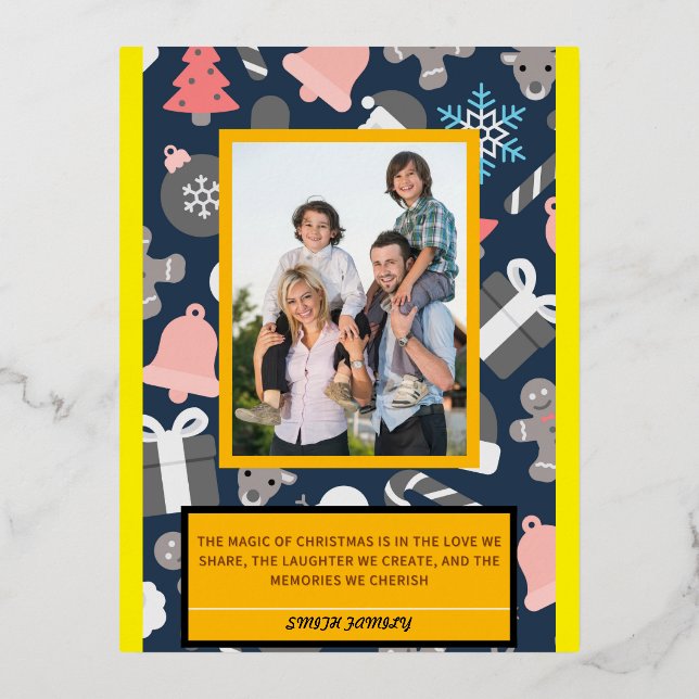 Carte d'amour magique de Noël (Recto)