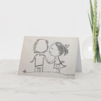 carte d'amour ou anniversaire