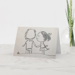 carte d'amour ou anniversaire