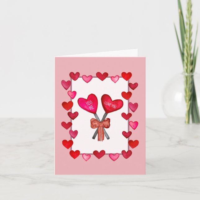 Carte d'amour pour la Saint Valentin (Devant)