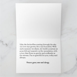 Carte d'amour pour toujours