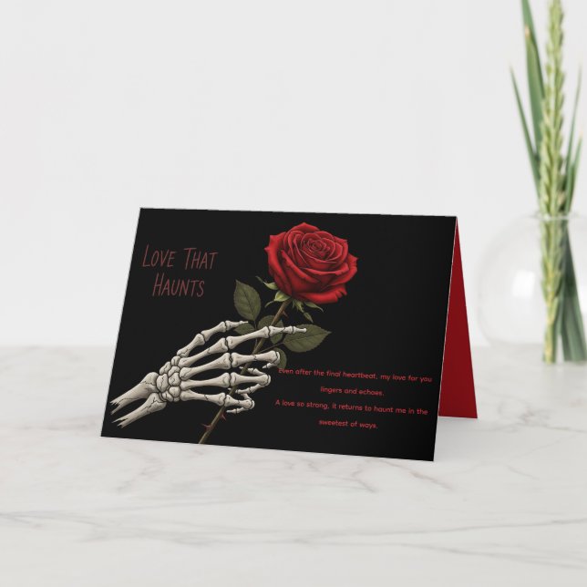 Carte d'amour qui hante (Devant)