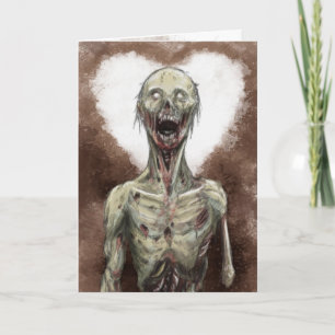 Carte d'amoureux de zombi