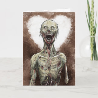 Carte d'amoureux de zombi