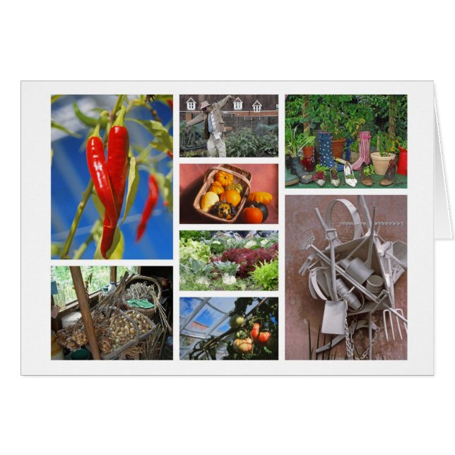 Carte d'amoureux du jardinage (Devant horizontal)