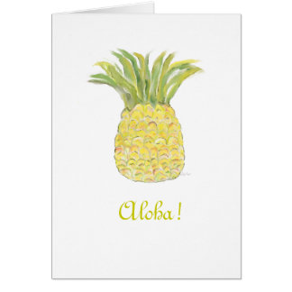 Carte d'ananas Aloha