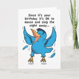 Carte Dance and Sing Birthday Card