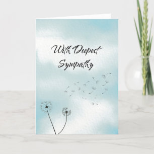 Carte Dandelion Classique Unisex Sympathie la plus