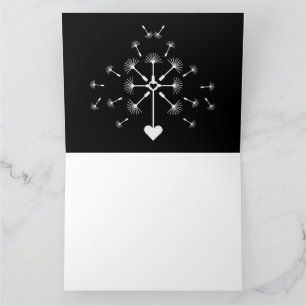 Carte Dandelion Dans Le Vent Dans La Mémoire Amoureuse