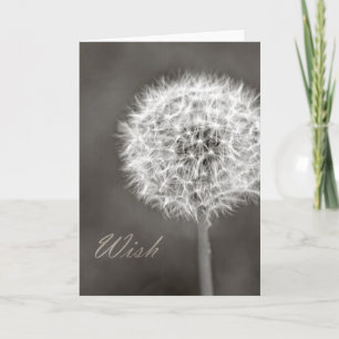 Carte Dandelion de souhaits inspiré