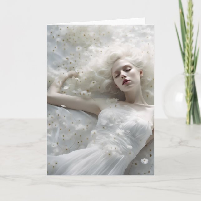 Carte Dandelion Dream Woman (Devant)