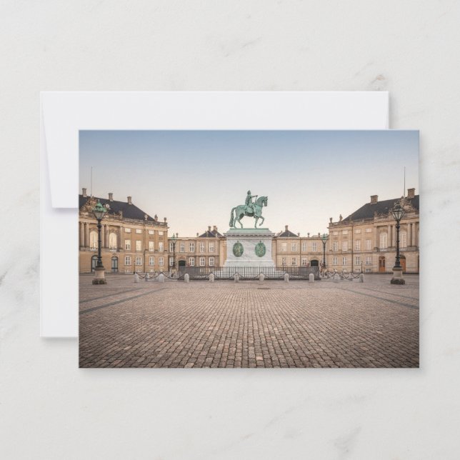 Carte Danemark Copenhague (Devant)