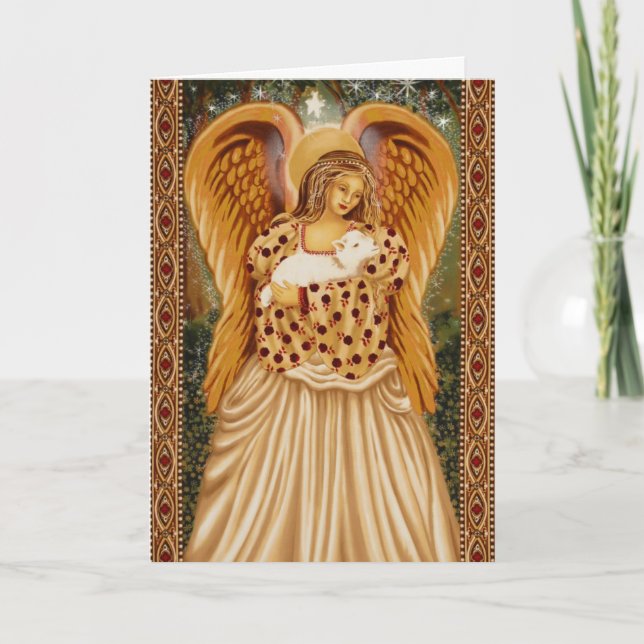 Carte d'ange de Noël (Devant)