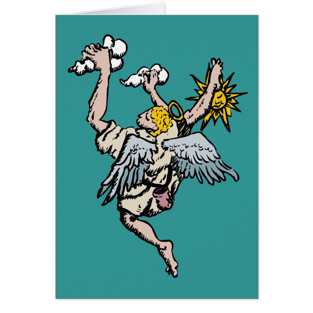 Carte d'ange d'escalade (Devant)