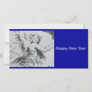 Carte d'angle de bonne année