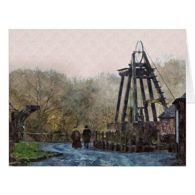 CARTE D'ANGLETERRE VICTORIENNE (Devant horizontal)
