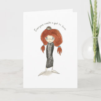 Carte d'animal familier
