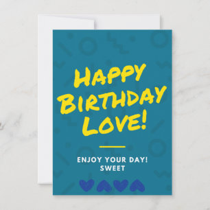carte d'anniversaire