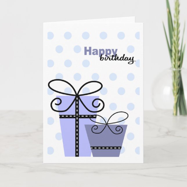 Carte d'anniversaire (Devant)