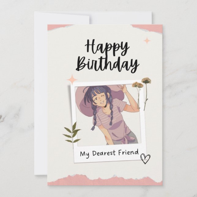 Carte d'anniversaire (Devant)