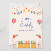 CARTE D'ANNIVERSAIRE