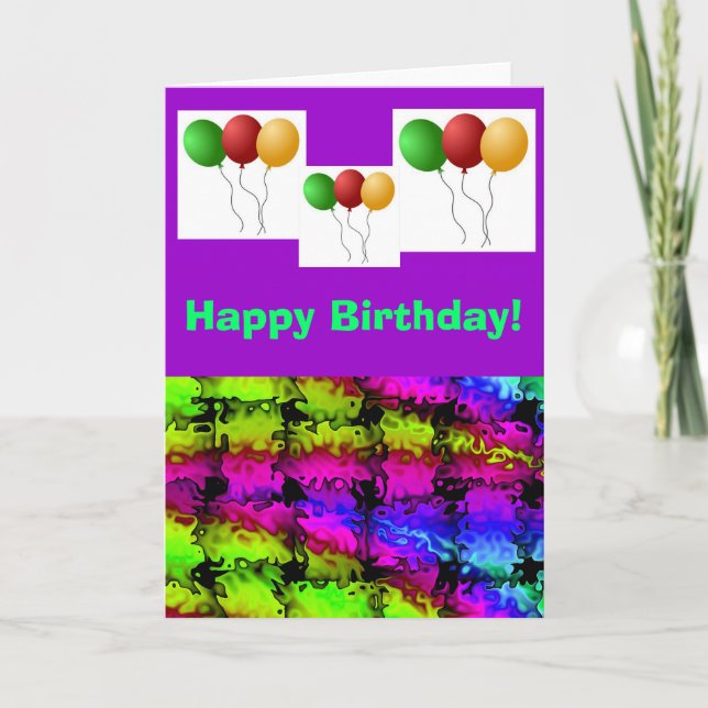 Carte d'anniversaire (Devant)
