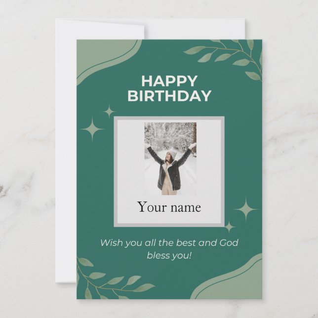Carte d'anniversaire (Devant)