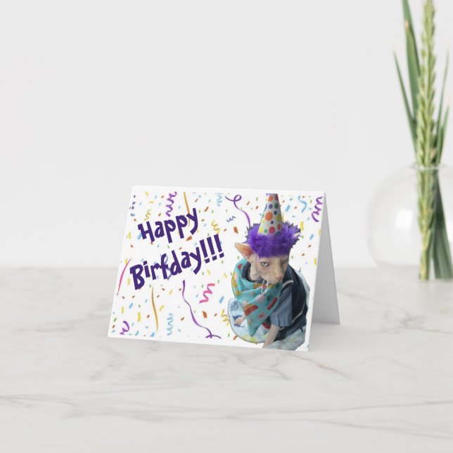 Carte d'anniversaire (Devant)
