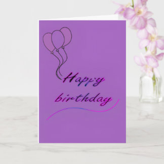 carte d'anniversaire