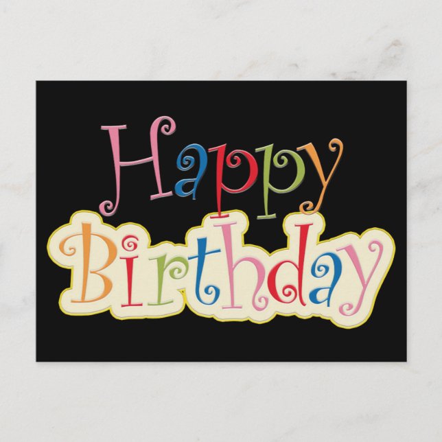 Carte d'anniversaire (Devant)