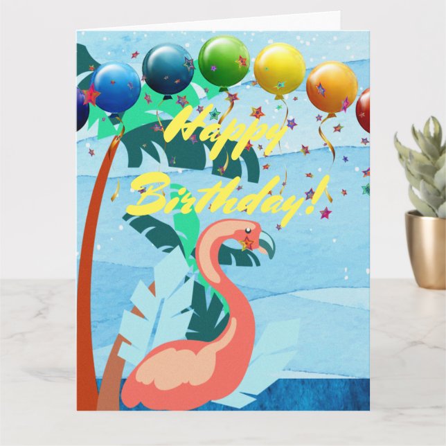 Carte d'anniversaire (Petite plante)