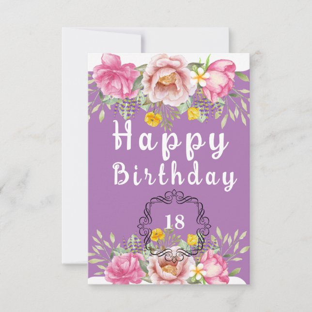 Carte d'anniversaire (Devant)