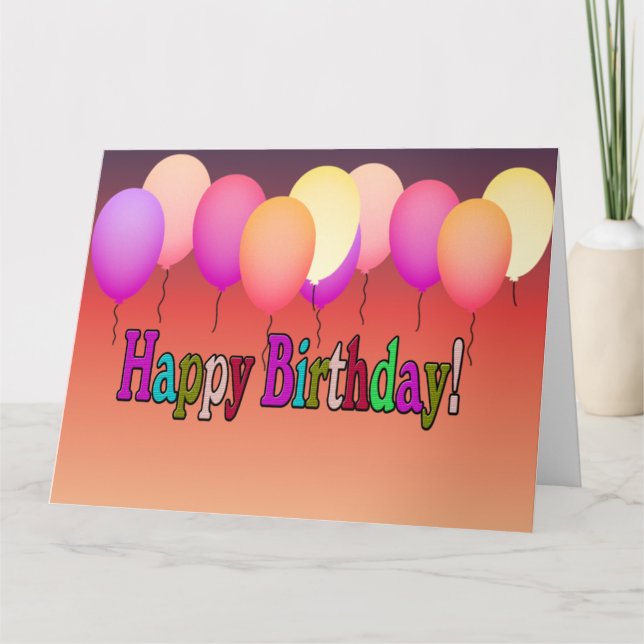 Carte d'anniversaire (Devant)