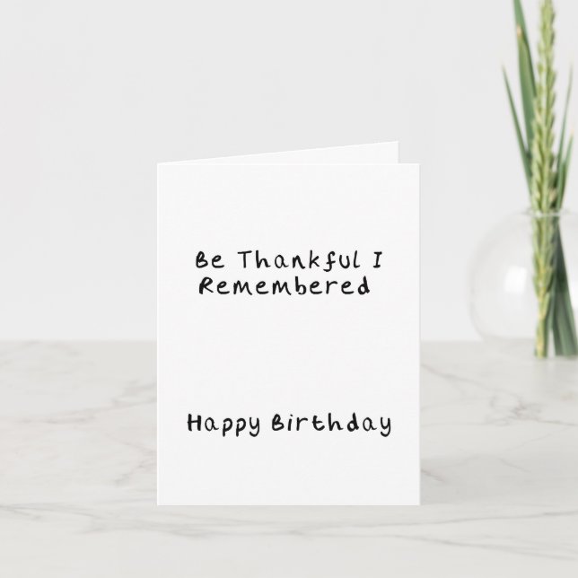 Carte d'anniversaire (Devant)
