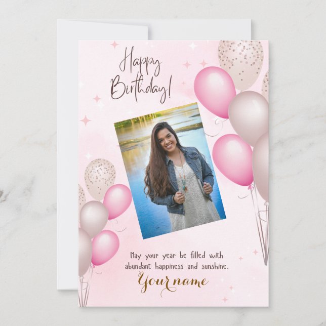 Carte d'anniversaire (Devant)