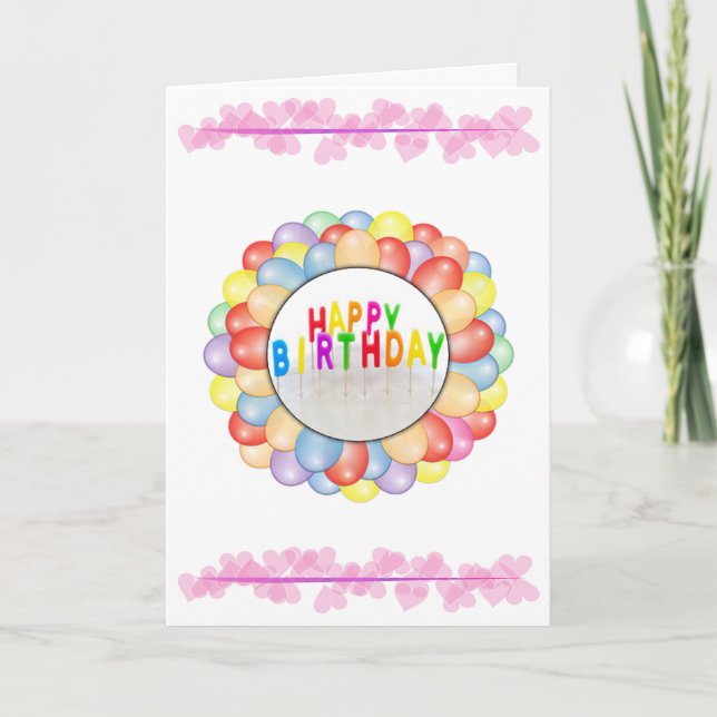 Carte d'anniversaire (Devant)